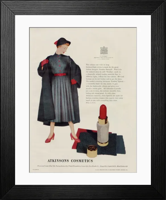 Framed Print : Atkinsons Cosmetics Framed Print : Atkinsons Cosmetics