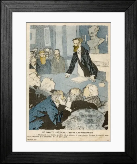 Framed Print : French Medical Commitee Framed Print : French Medical Commitee
