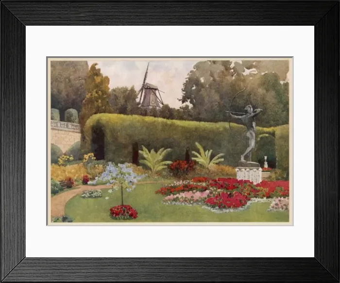 Framed Print : Potsdam / Sans Souci 1916 Framed Print : Potsdam / Sans Souci 1916