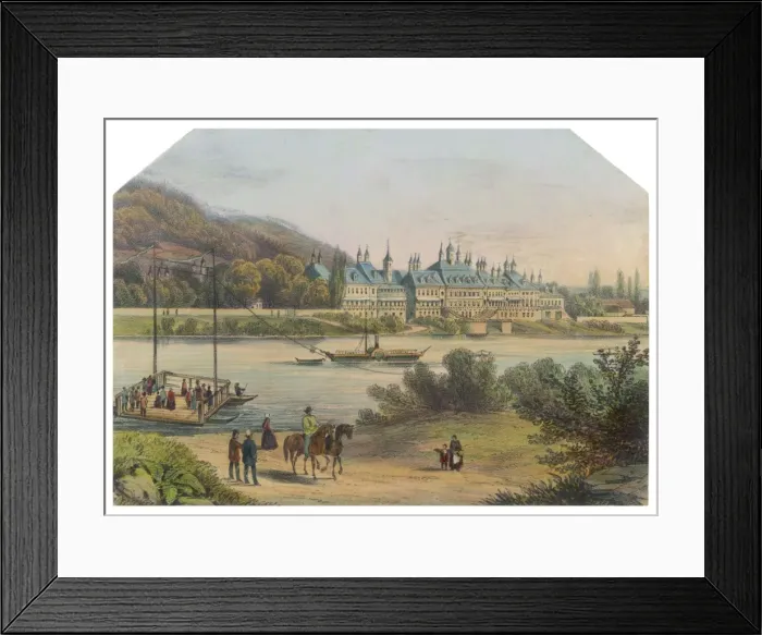 Framed Print : Germany / Pilnitz / C1860 Framed Print : Germany / Pilnitz / C1860