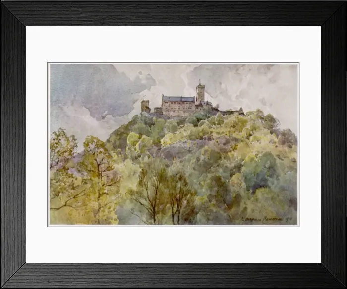 Framed Print : Germany / Wartburg 1912 Framed Print : Germany / Wartburg 1912