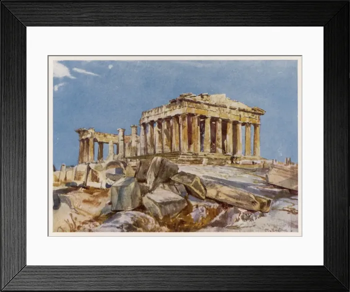 Framed Print : Athens / Acropolis / Parthen Framed Print : Athens / Acropolis / Parthen