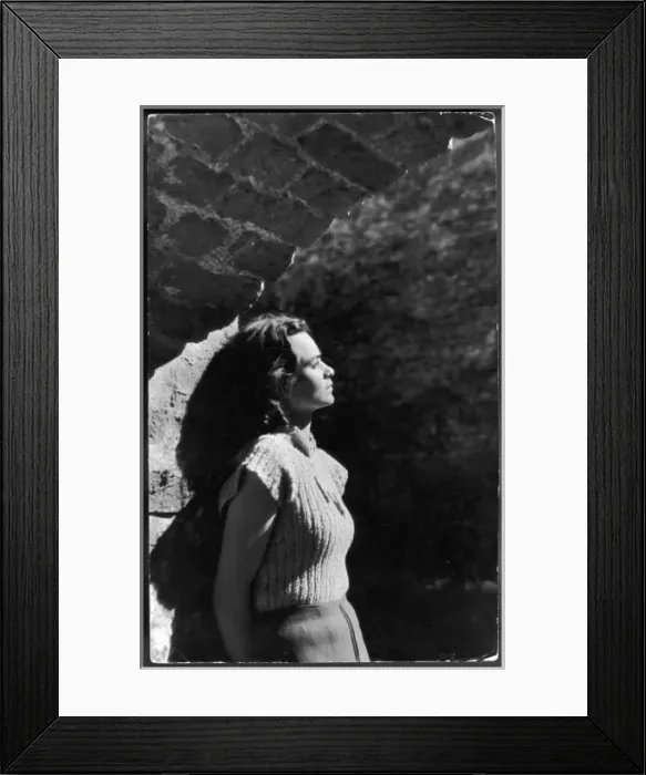 Framed Print : Female / Leaning 1930S Framed Print : Female / Leaning 1930S