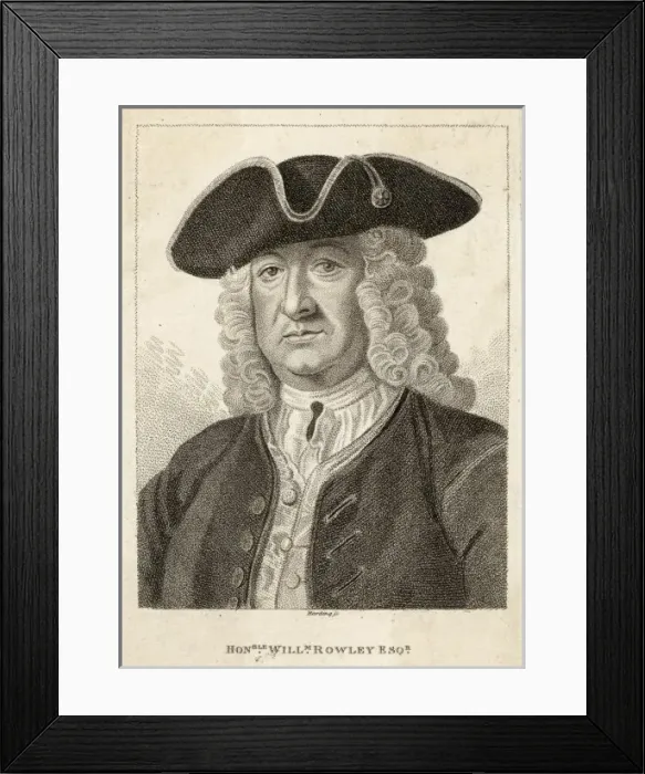 Framed Print : Sir William Rowley Framed Print : Sir William Rowley