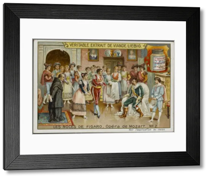 Framed Print : Mozart / Nozze / Liebig 2 Framed Print : Mozart / Nozze / Liebig 2