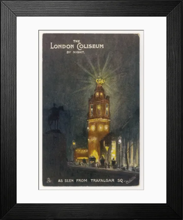 Framed Print : Coliseum Theatre / 1905 Framed Print : Coliseum Theatre / 1905