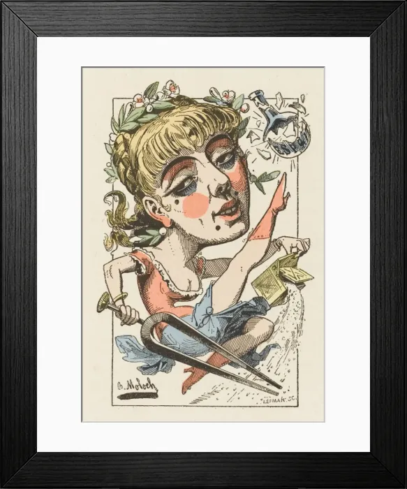 Framed Print : Operetta Personified Framed Print : Operetta Personified