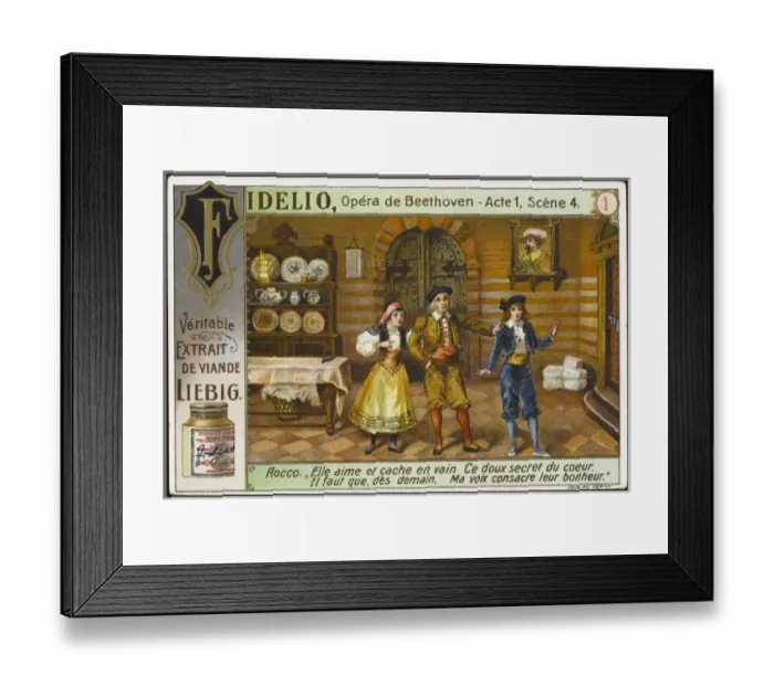 Framed Print : Fidelio - Liebig - 1 Framed Print : Fidelio - Liebig - 1
