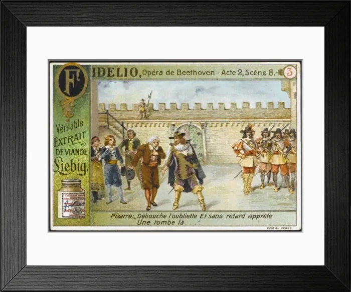 Framed Print : Fidelio - Liebig - 3 Framed Print : Fidelio - Liebig - 3