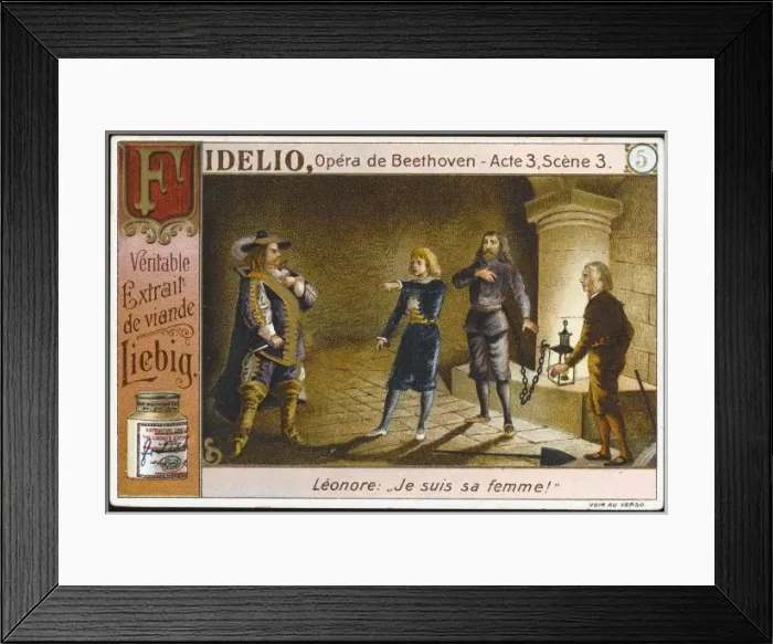 Framed Print : Fidelio - Liebig - 5 Framed Print : Fidelio - Liebig - 5