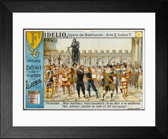 Framed Print : Fidelio - Liebig - 6 Framed Print : Fidelio - Liebig - 6