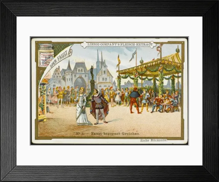Framed Print : Faust - Liebig - 2 Framed Print : Faust - Liebig - 2