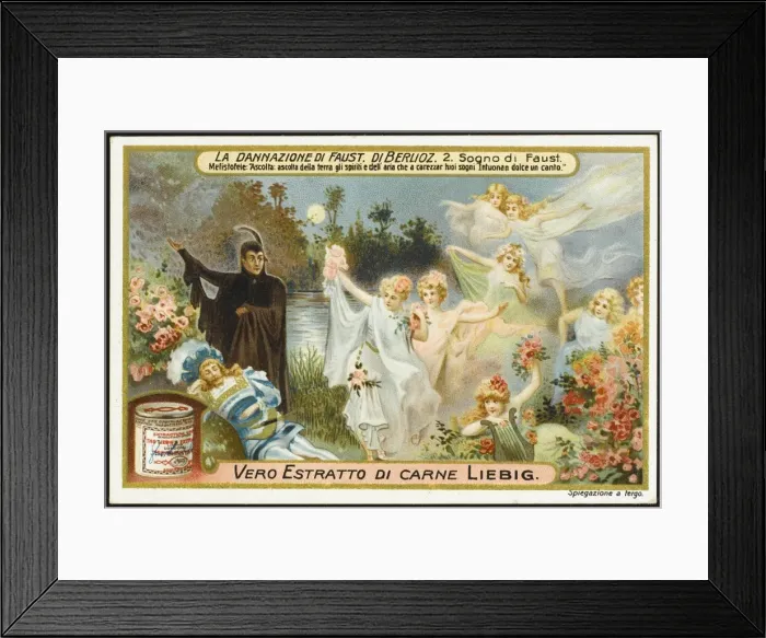 Framed Print : Berlioz Faust Liebig 2 Framed Print : Berlioz Faust Liebig 2