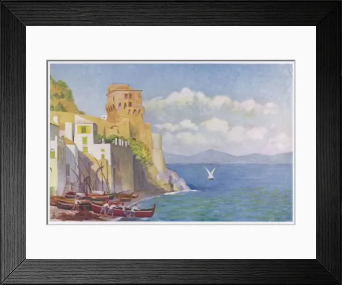 Framed Print : Italy / Cetara 1904 Framed Print : Italy / Cetara 1904