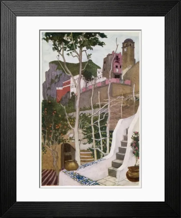 Framed Print : Italy / Capri / Gateway Framed Print : Italy / Capri / Gateway