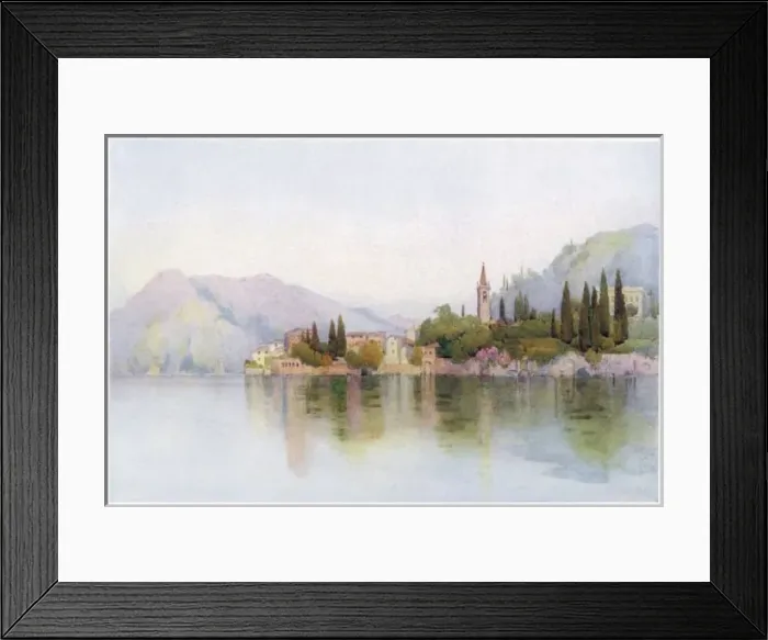 Framed Print : Italy / Lake Como Varenna Framed Print : Italy / Lake Como Varenna