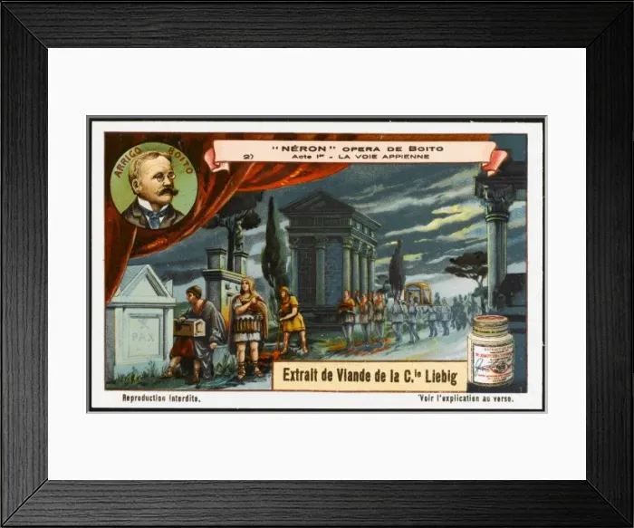 Framed Print : Boito Nerone Liebig 2 Framed Print : Boito Nerone Liebig 2