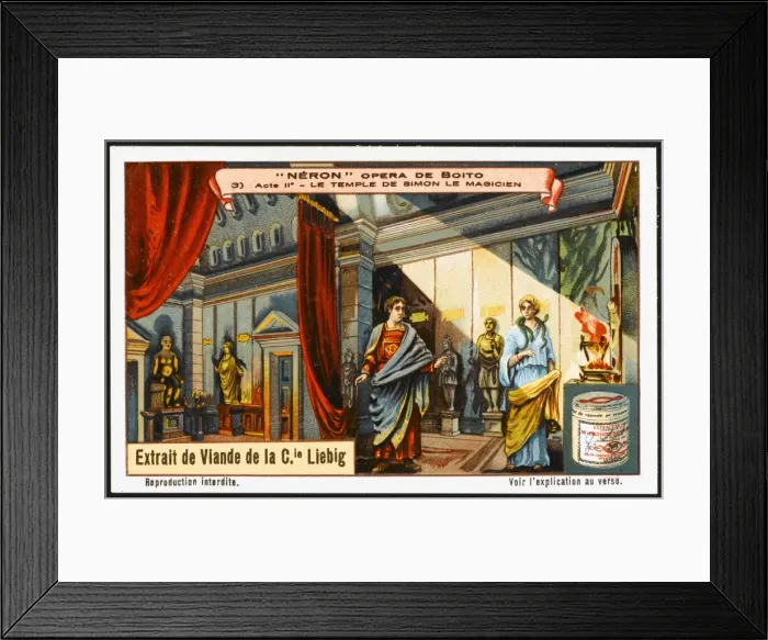 Framed Print : Boito Nerone Liebig 3 Framed Print : Boito Nerone Liebig 3