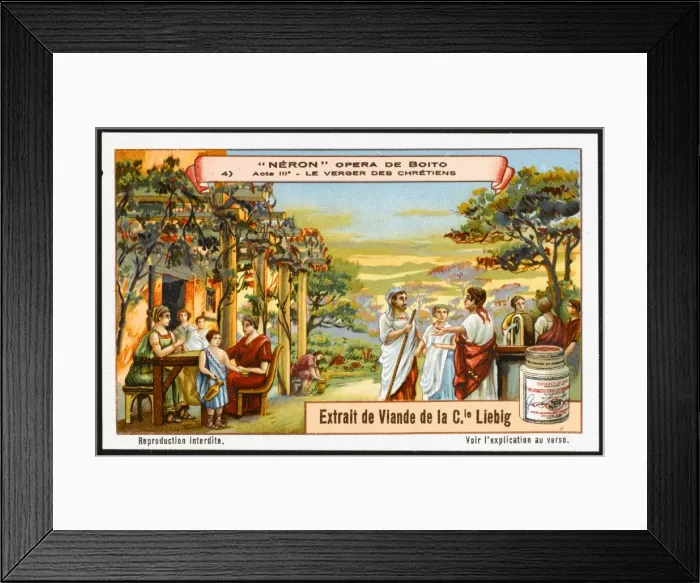 Framed Print : Boito Nerone Liebig 4 Framed Print : Boito Nerone Liebig 4