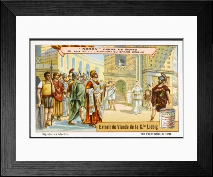 Framed Print : Boito Nerone Liebig 5 Framed Print : Boito Nerone Liebig 5
