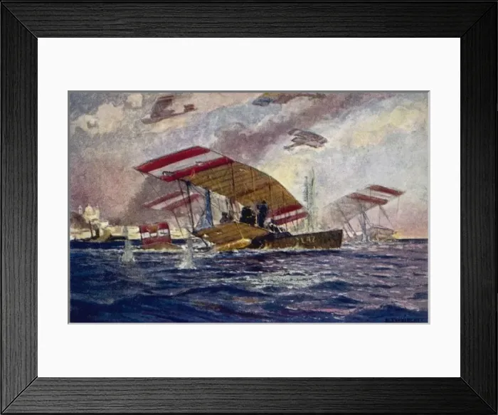 Framed Print : Austrian Seaplane Down Framed Print : Austrian Seaplane Down
