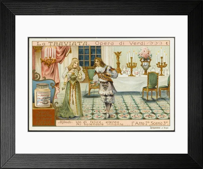 Framed Print : Traviata - Liebig - 1 Framed Print : Traviata - Liebig - 1