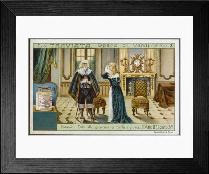 Framed Print : Traviata - Liebig - 2 Framed Print : Traviata - Liebig - 2