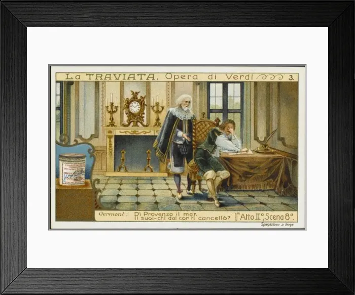 Framed Print : Traviata - Liebig - 3 Framed Print : Traviata - Liebig - 3