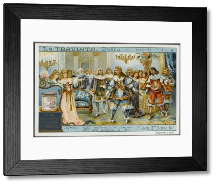 Framed Print : Traviata - Liebig - 4 Framed Print : Traviata - Liebig - 4
