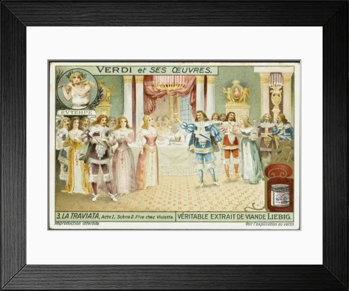Framed Print : Traviata - Liebig Framed Print : Traviata - Liebig