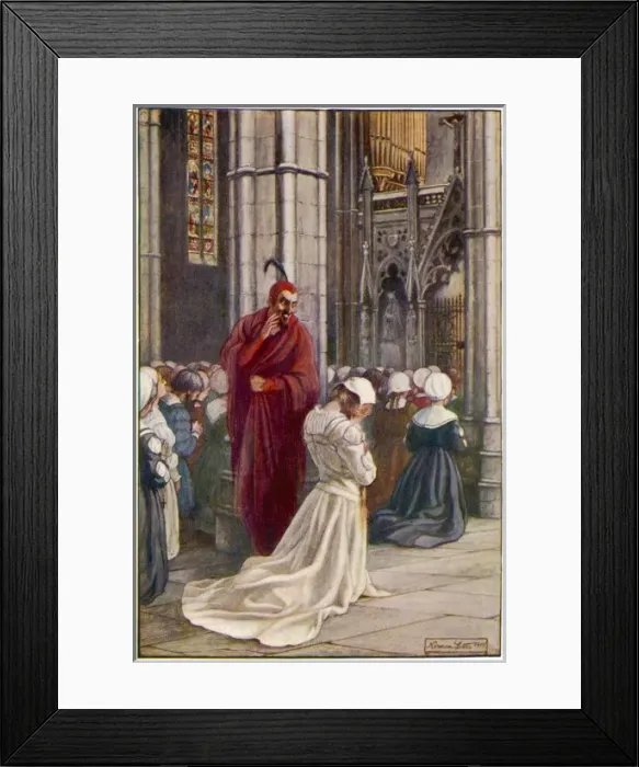 Framed Print : Marguerite in Cathedral Framed Print : Marguerite in Cathedral