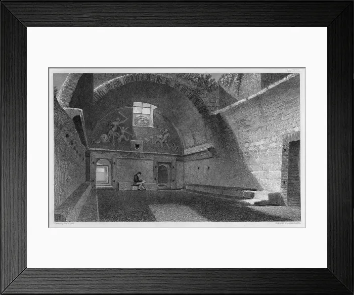 Framed Print : Pompeii Bath / Frigidarium Framed Print : Pompeii Bath / Frigidarium