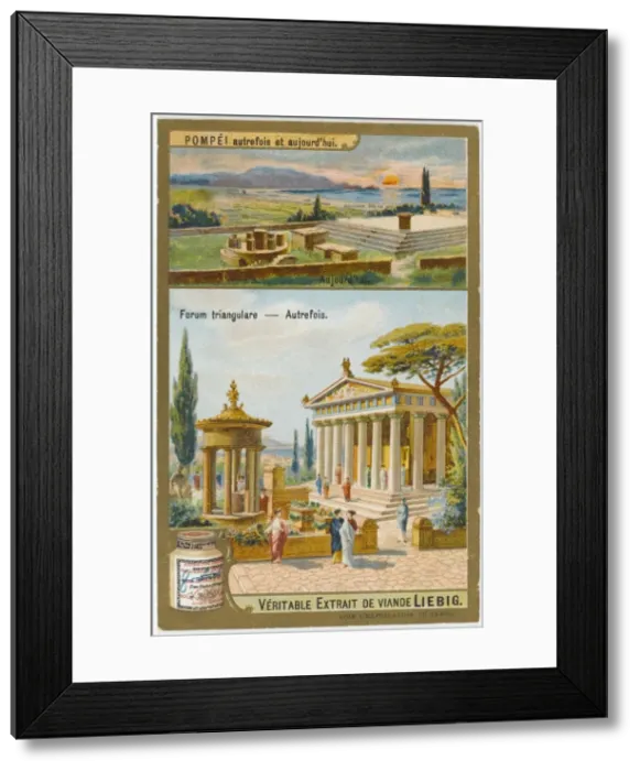 Framed Print : Pompeii / Triangular Forum Framed Print : Pompeii / Triangular Forum