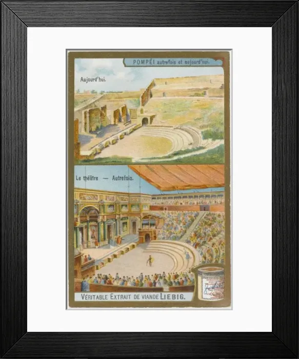 Framed Print : The Theatre - Pompeii Framed Print : The Theatre - Pompeii