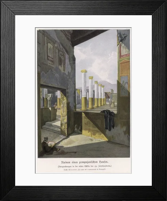 Framed Print : The Ruins of Pompeii Framed Print : The Ruins of Pompeii