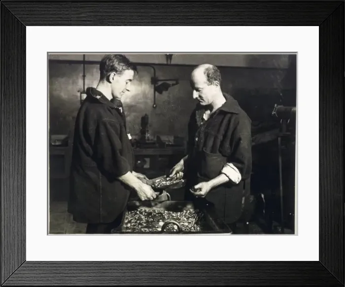 Framed Print : Bagging New Coins Framed Print : Bagging New Coins