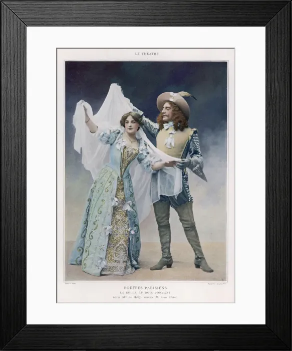Framed Print : Lecocq / Sleeping Beauty Framed Print : Lecocq / Sleeping Beauty