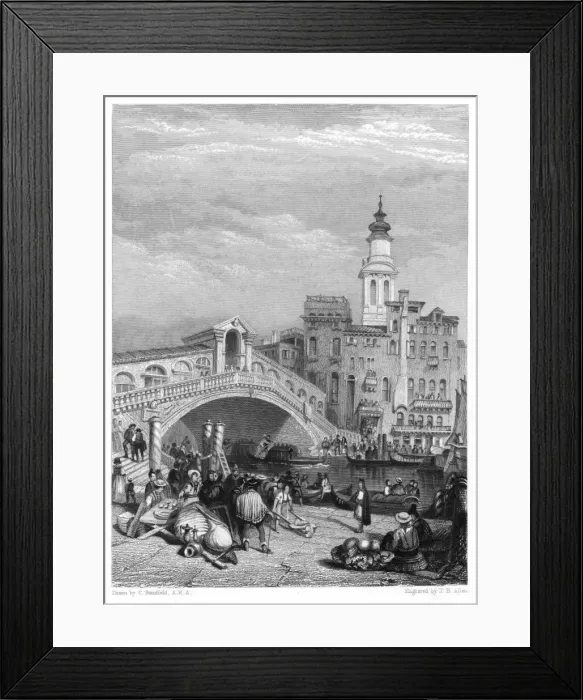 Framed Print : Venice / Rialto Bridge Framed Print : Venice / Rialto Bridge