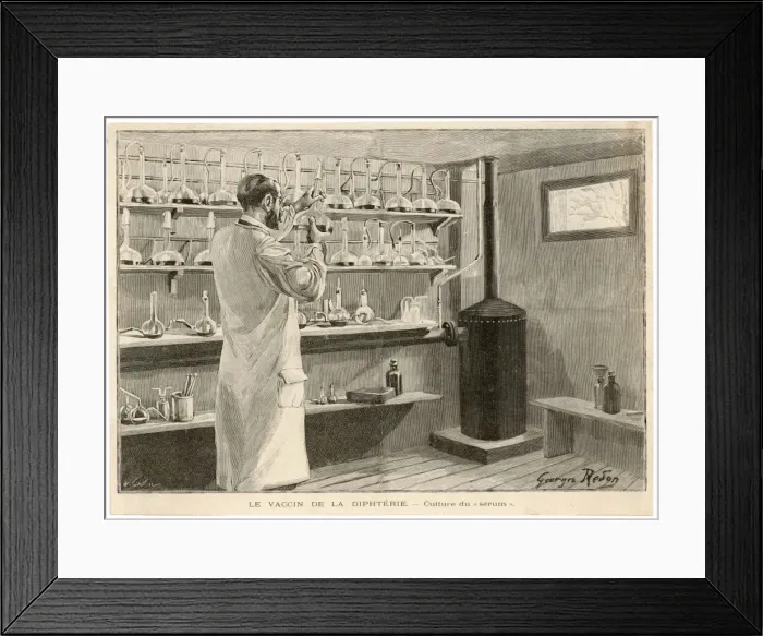 Framed Print : Rouxs Serum / Diphtheria Framed Print : Rouxs Serum / Diphtheria