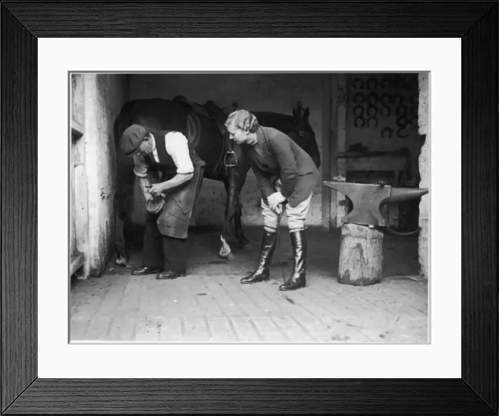 Framed Print : Emergency Job / Blacksmith Framed Print : Emergency Job / Blacksmith