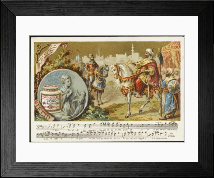 Framed Print : Massenet / Cid / Liebig Framed Print : Massenet / Cid / Liebig