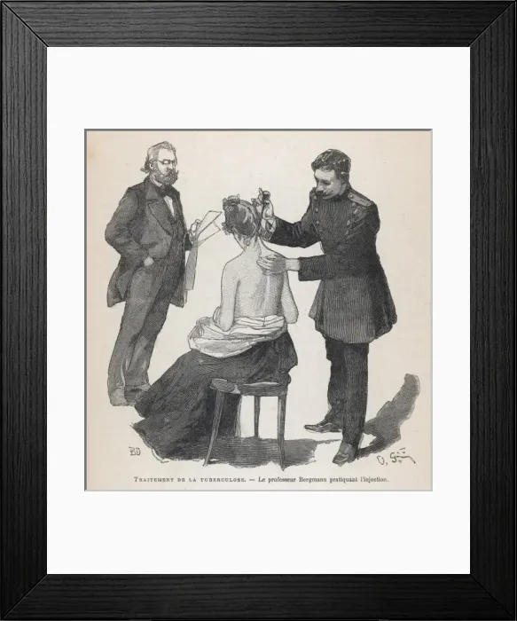 Framed Print : Kochs Tuberculosis Cure Framed Print : Kochs Tuberculosis Cure