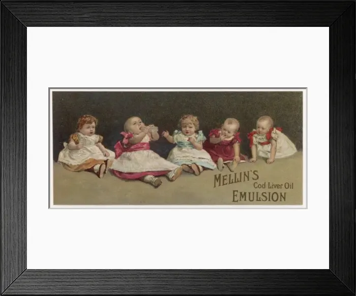 Framed Print : Cod Liver Oil / Children Framed Print : Cod Liver Oil / Children
