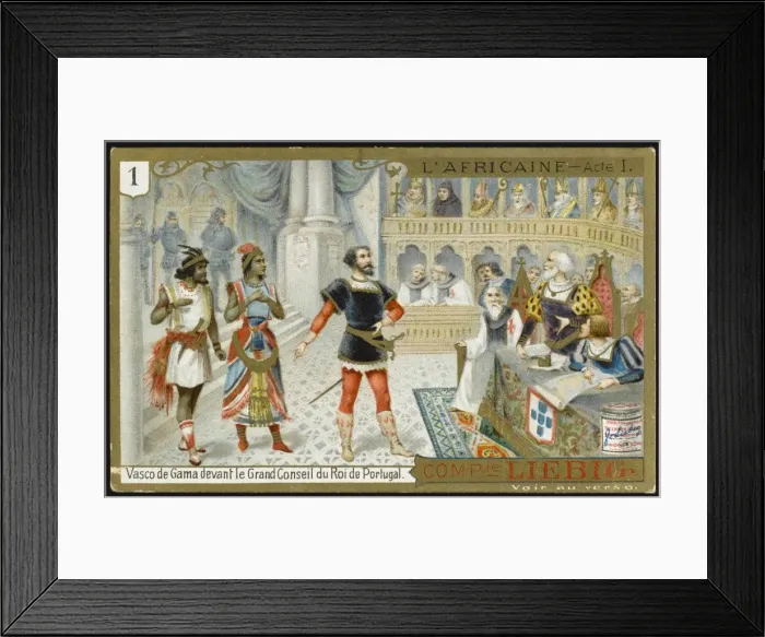 Framed Print : Meyerbeer Africaine Lib1 Framed Print : Meyerbeer Africaine Lib1