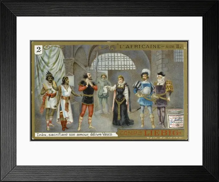 Framed Print : Meyerbeer Africaine Lib2 Framed Print : Meyerbeer Africaine Lib2