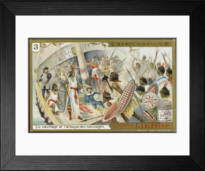 Framed Print : Meyerbeer Africaine Lib3 Framed Print : Meyerbeer Africaine Lib3