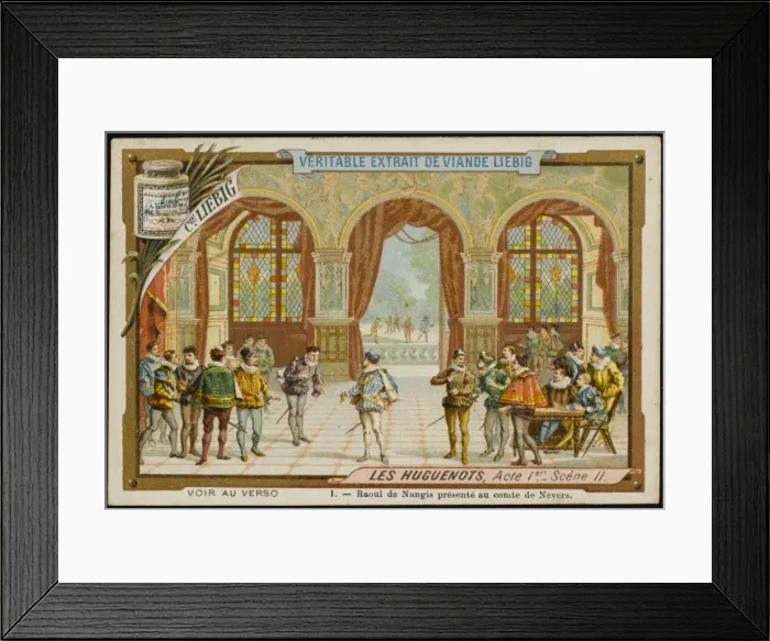 Framed Print : Meyerbeer / Huguenots / Lib1 Framed Print : Meyerbeer / Huguenots / Lib1