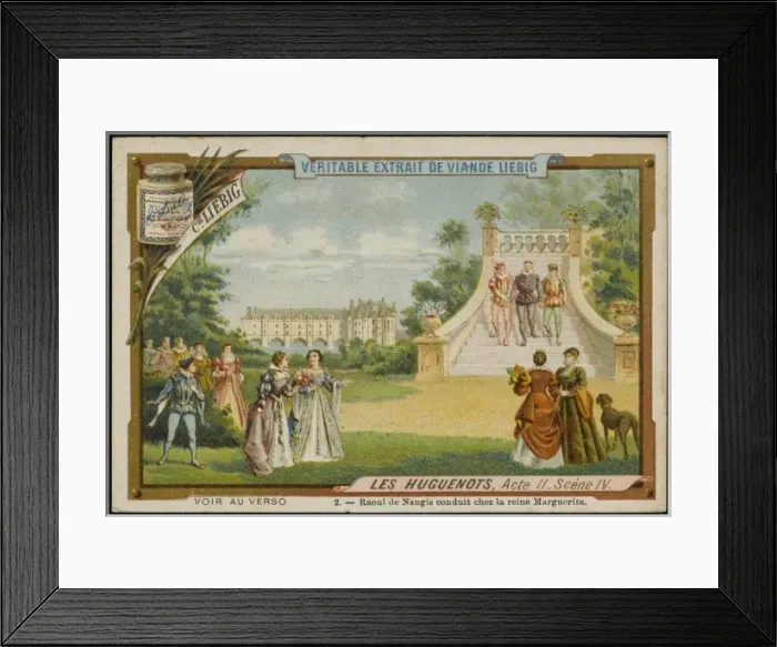 Framed Print : Meyerbeer / Huguenots / Lib2 Framed Print : Meyerbeer / Huguenots / Lib2