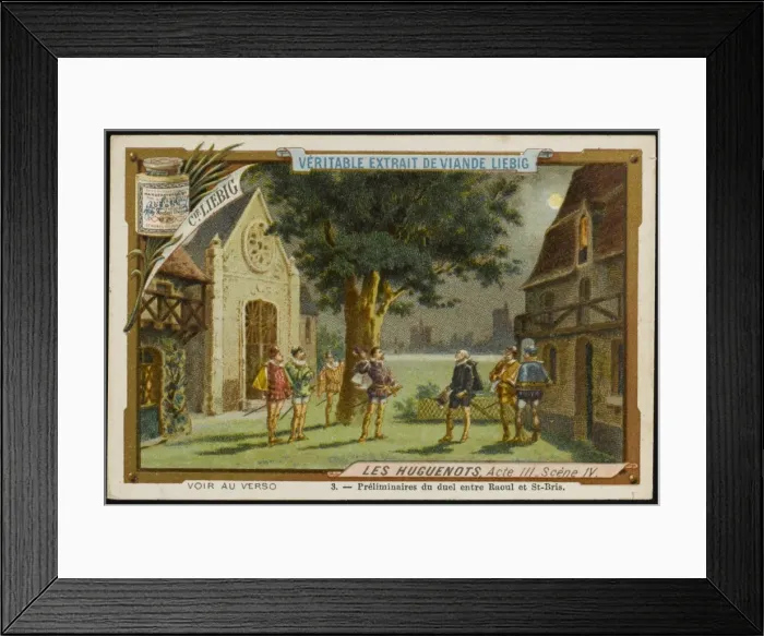 Framed Print : Meyerbeer / Huguenots / Lib3 Framed Print : Meyerbeer / Huguenots / Lib3