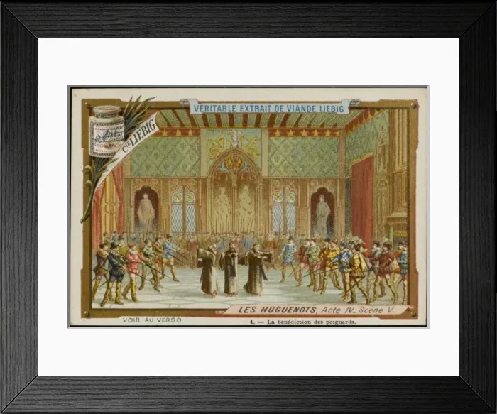 Framed Print : Meyerbeer / Huguenots / Lib4 Framed Print : Meyerbeer / Huguenots / Lib4
